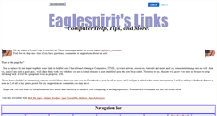 Desktop Screenshot of eaglespirit.nzfreeservers.com